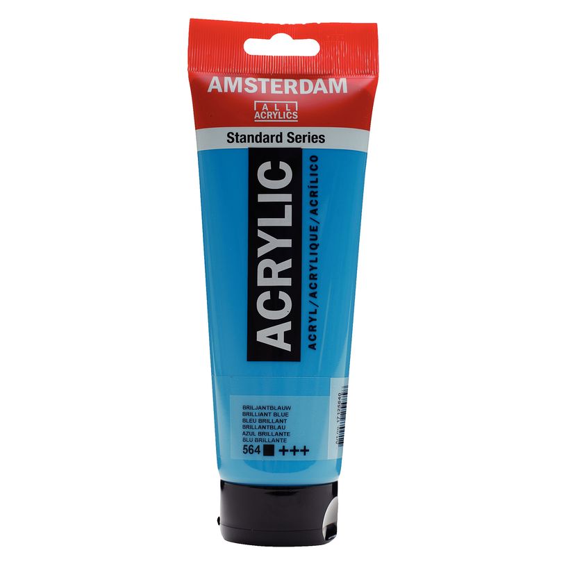8712079254858-Amsterdam Standard Series Colores Acrílicos Tubo 250 ml Azul Brillante 564 (17125640)--0