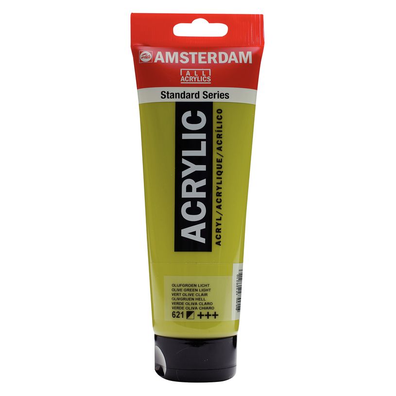 8712079267216-Amsterdam Standard Series Colores Acrílicos Tubo 250 ml Verde Oliva Claro 621 (17126210)--0
