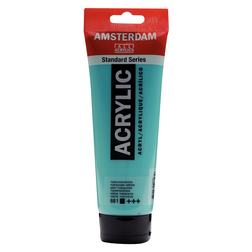 8712079267230-Amsterdam Standard Series Colores Acrílicos Tubo 250 ml Verde Turquesa 661 (17126610)--0