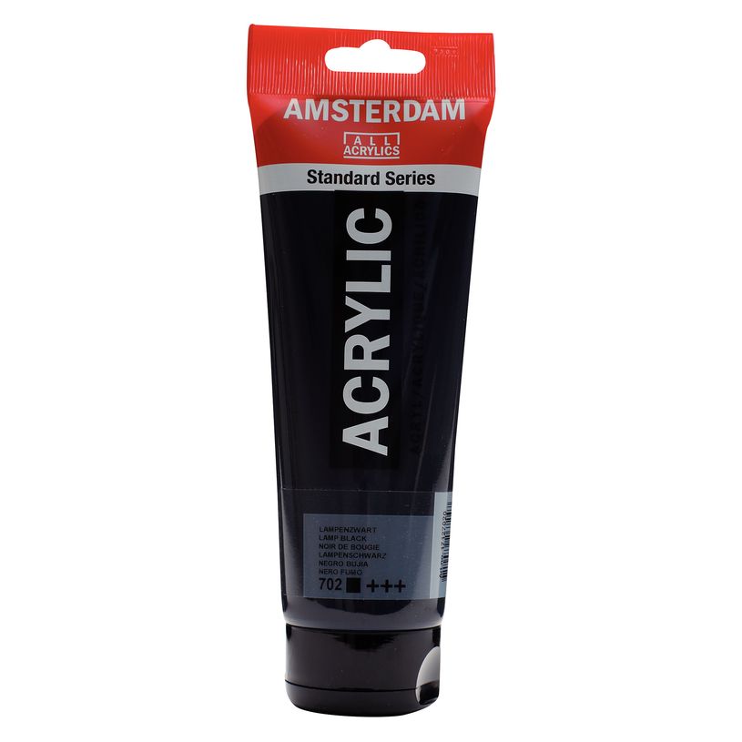 8712079267247-Amsterdam Standard Series Colores Acrílicos Tubo 250 ml Negro Bujía 702 (17127020)--0
