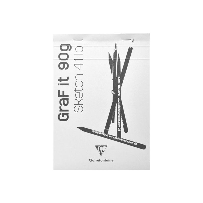 0000000004404-Clairefontaine Graf It - Carnet de croquis - 80 feuilles - A6 - 90 gr - blanc-P_79152918_4-3