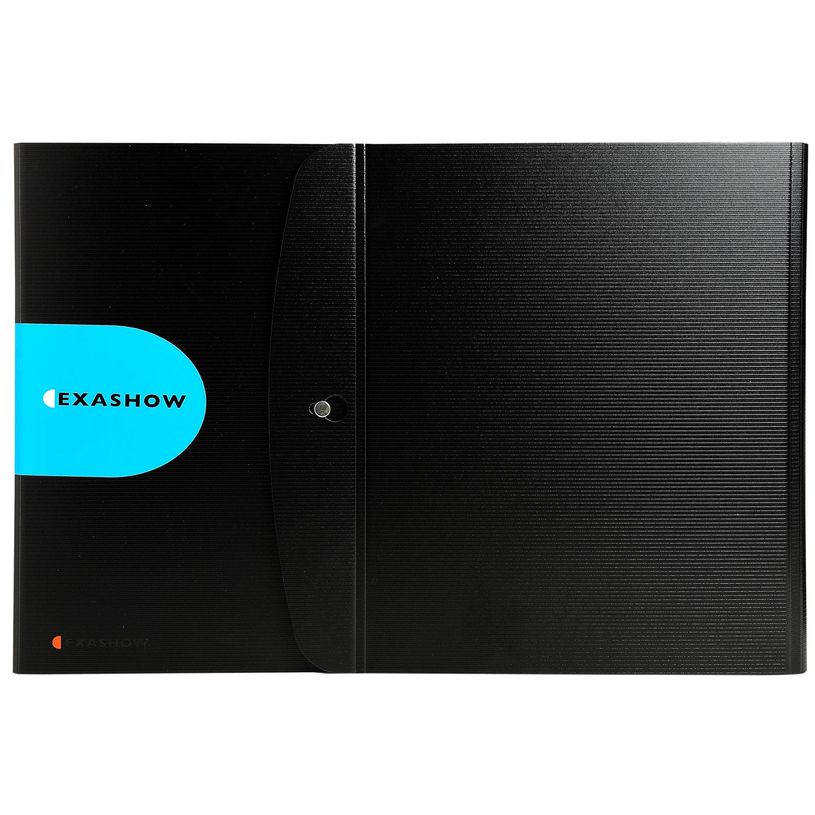 3130630561347-Exacompta Exactive Exashow - Portes-vues rechargeable - 50 vues - 5 positions - A3 - noir--5