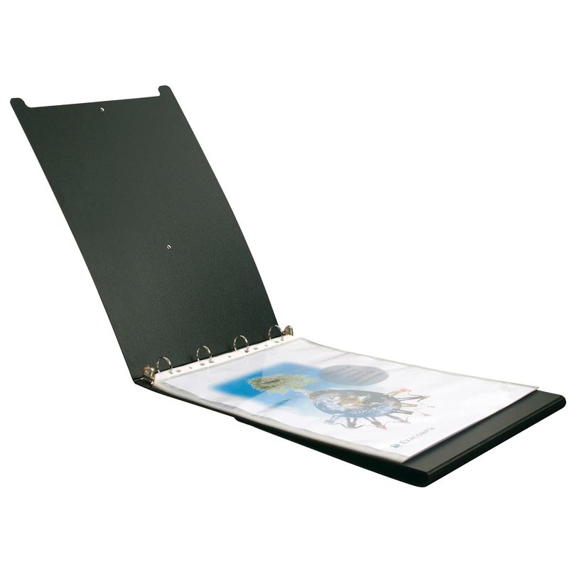 3130630561347-Exacompta Exactive Exashow - Portes-vues rechargeable - 50 vues - 5 positions - A3 - noir--6