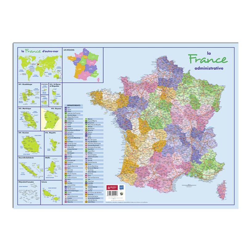 3592930004427-Bouchut - Sous-main France administrative - 40,5 x 55 cm-P_79153238_1-0