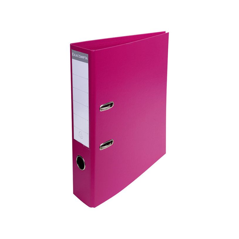 3130630537595-Exacompta - Classeur à levier - Dos 70 mm - A4 - pour 550 feuilles - framboise-P_79153331_1-0