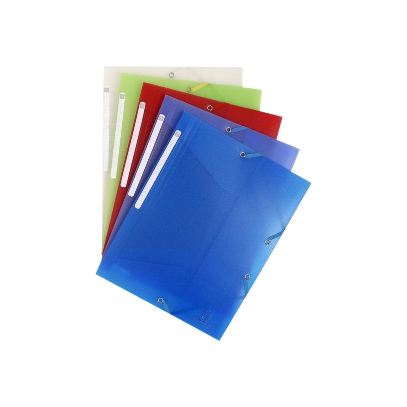 3130630558798-Exacompta Chromaline - Chemise polypro à rabats - A4 - pour 200 feuilles - disponible dans-P_79153379_1-0