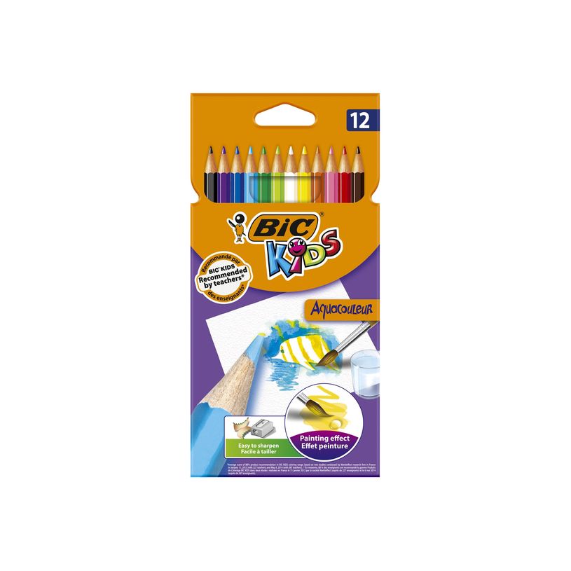 3270220000280-BIC Kids Aquacouleur - 12 Crayons de couleur aquarellables-P_79153818_2-10
