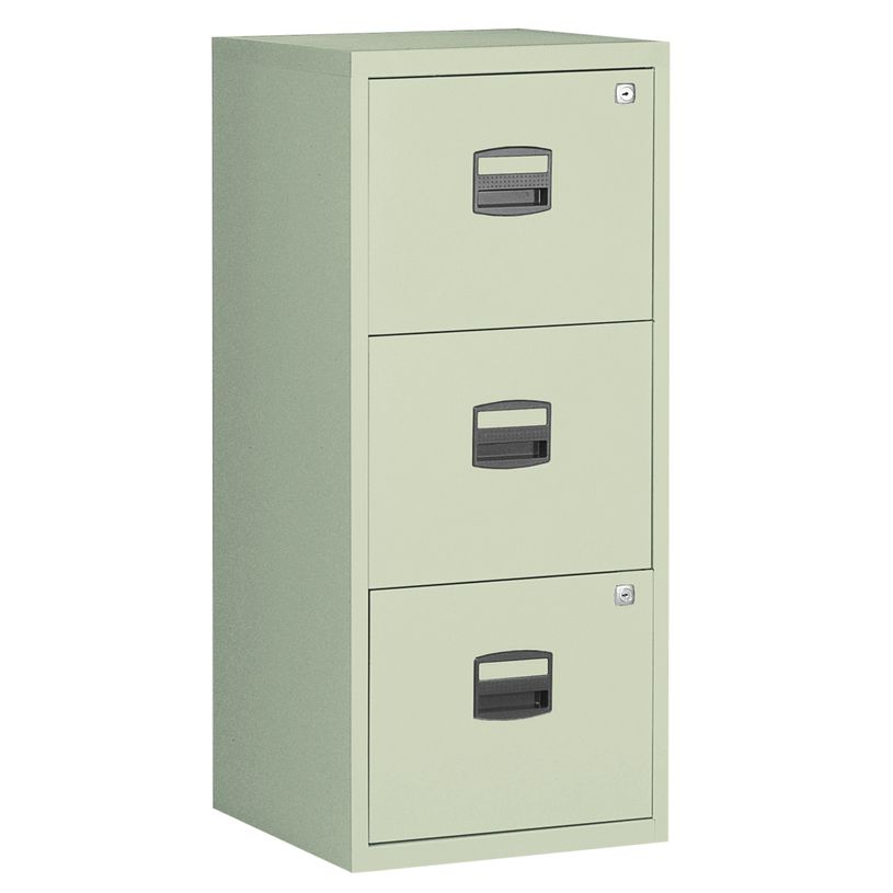 0000793458019-Classeur métallique monobloc - 3 tiroirs - H102 x L41 x P40 cm - beige-P_79345801_1-0