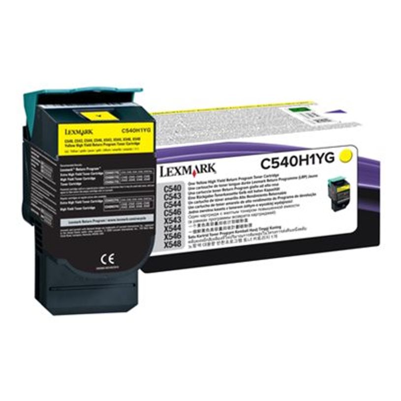 0734646083485-Lexmark C540H - jaune - cartouche laser d'origine-P_79345989_2-1