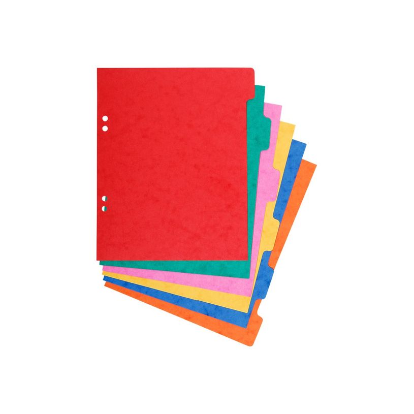 3130630004066-Exacompta Nature Future - Intercalaire 6 positions - 17 x 22 cm - carte blanche-P_79345998_1-0