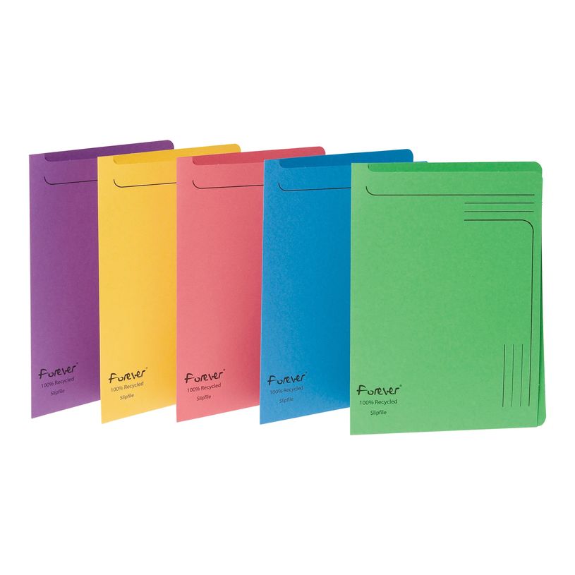 3130630480006-Exacompta Forever - 5 Chemises coin - A4 - pour 150 feuilles - couleurs assorties-P_79346085_1-0