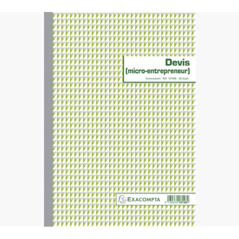 3130630131489-Exacompta - Manifold Carnet de devis pour micro-entrepreneurs - 50 dupli - A4-P_79347009_1-0