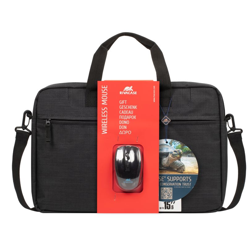 4260403573990-RIVACASE Regent - Sacoche pour ordinateur portable 15,6" + souris - noir-P_79347646_2-1
