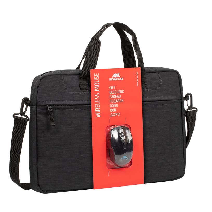 4260403573990-RIVACASE Regent - Sacoche pour ordinateur portable 15,6" + souris - noir-P_79347646_3-2