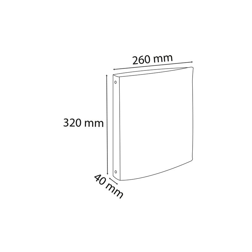 3130634512390-Exacompta AutentiK - Classeur à anneaux - largeur de dos : 40 mm - pour A4 (210 x 297 mm) - capacité : 275 feuilles - bleu -P_79348594_3-9