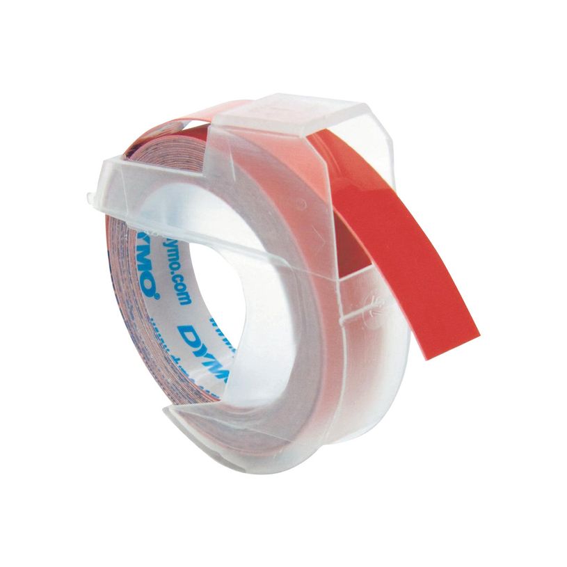 3501170898154-Dymo - Ruban d'étiquettes auto-adhésives 3D - 1 rouleau (9 mm x 3 m) - fond rouge-P_79349077_2-0