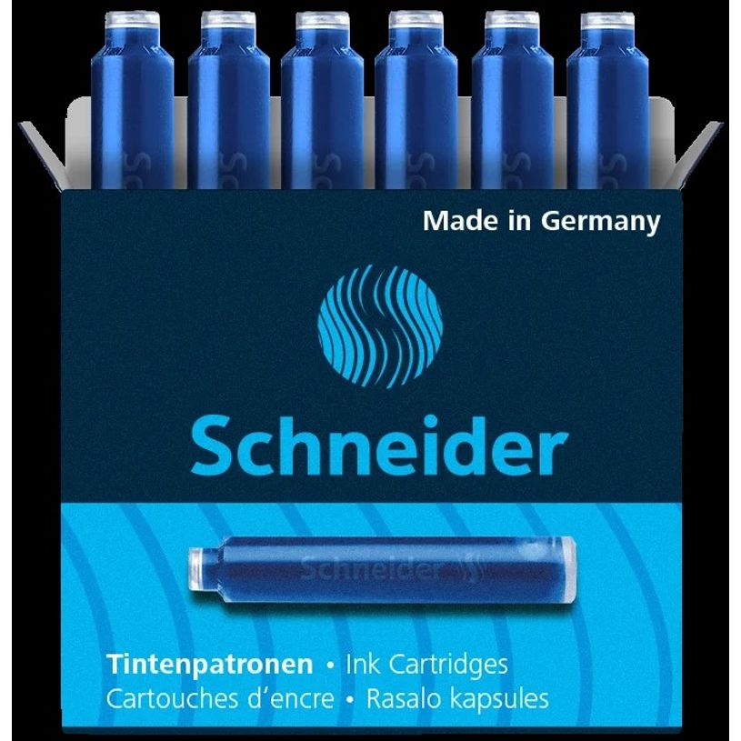 4004675066039-Schneider - 6 Cartouches d'encre - bleu--1