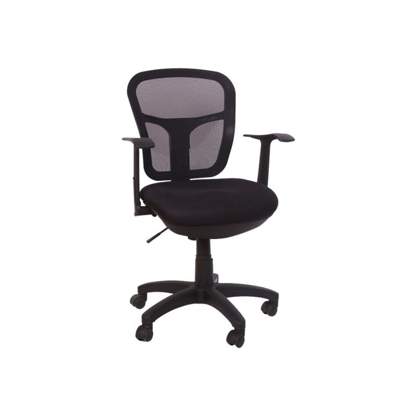0000000108799-Fauteuil de bureau PHOENIX - accoudoirs fixes - noir-P_79350454_2-1