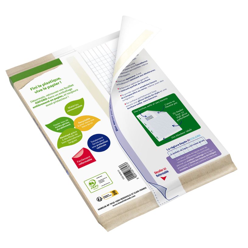 3020126878236-Oxford - copies doubles - 300 pages - A4 - grands carreaux (Seyes) - perforées--1