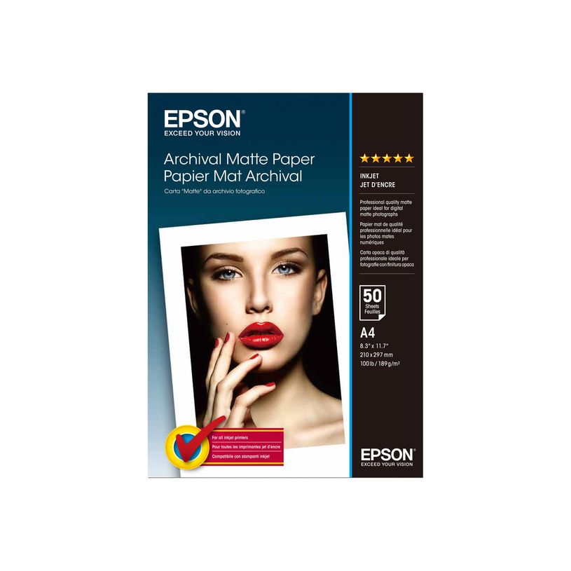 0010343830073-Epson - Papier photo mat - A4 - 192 g/m² - 50 feuilles-P_79350520_2-1