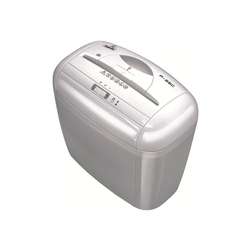 0043859553099-Fellowes Powershred P- 35C - Destructeur de documents - coupe croisée - 5 feuilles - blanc-P_79351079_5-0