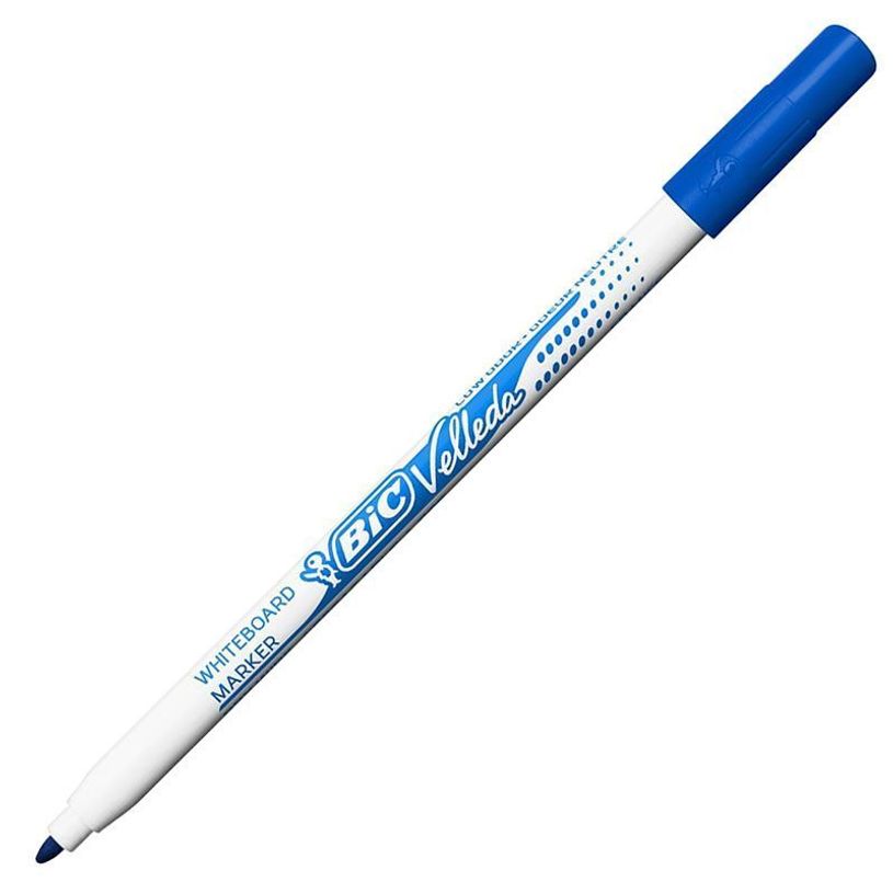 3086123154766-BIC VELLEDA 1721 - Marqueur effaçable - pointe fine - bleu--4
