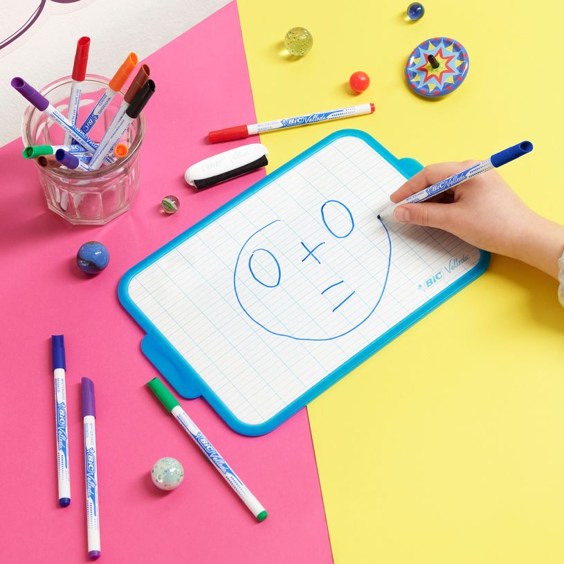 3086123154506-BIC VELLEDA 1721 - Marqueur effaçable - pointe fine - noir-P_79351103_4-2