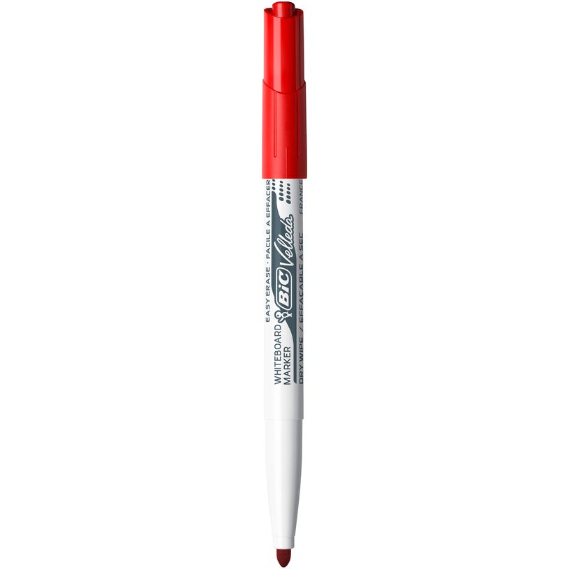 3086123002043-BIC VELLEDA 1741 - Marqueur effaçable - pointe ogive - rouge-P_79351105_3-0
