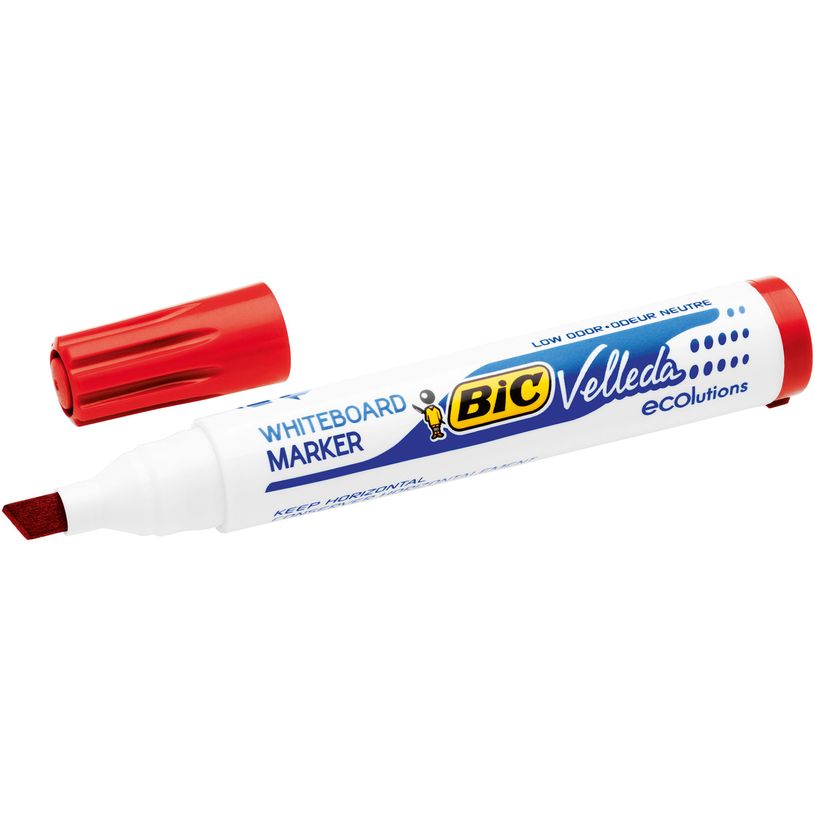 3086129999675-BIC VELLEDA 1751 - Marqueur effaçable - pointe biseau - rouge-P_79351107_2-1