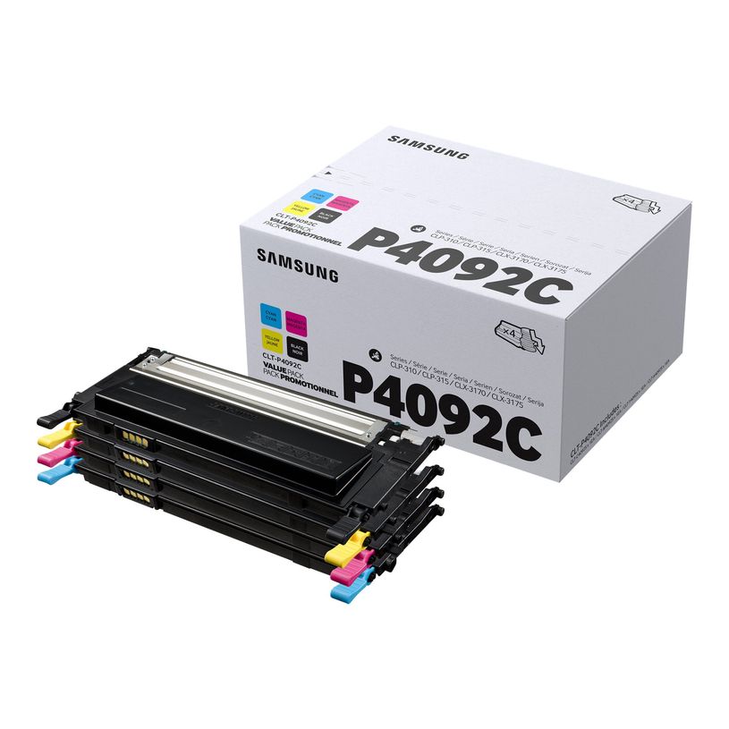 0400793513648-Samsung CLT-P4092C - Pack de 4 - noir, cyan, magenta, jaune - cartouche laser d'origine-P_79351364_6-2