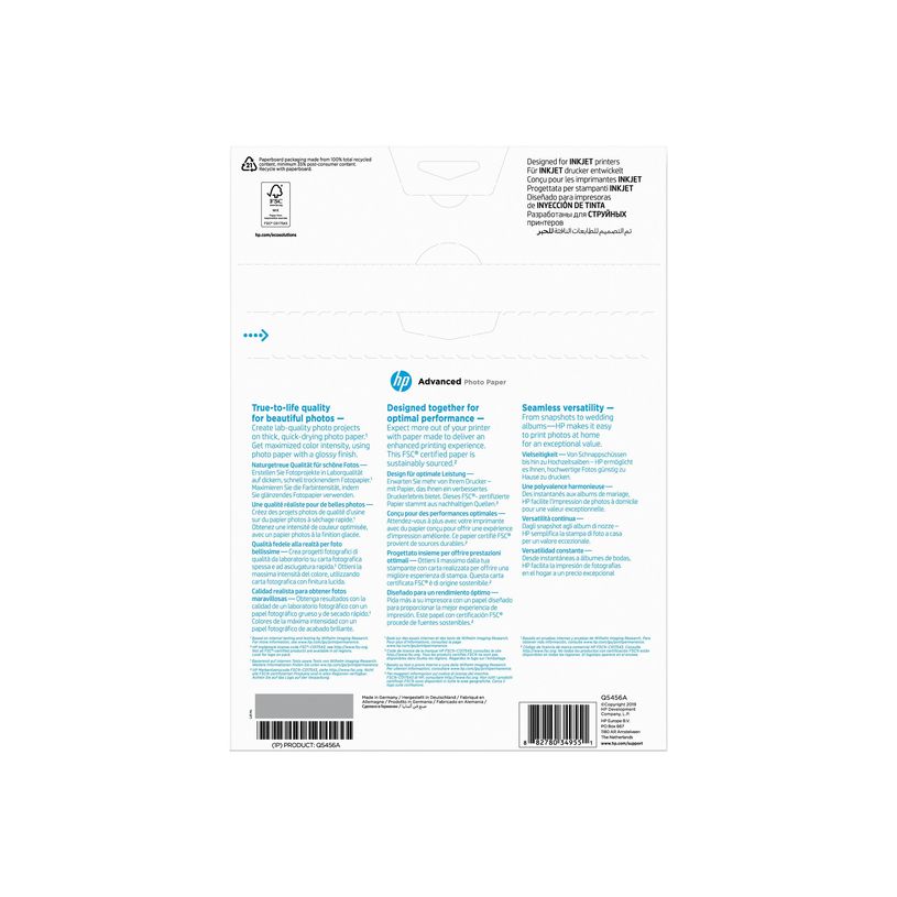 0882780349551-HP - Papier photo brillant - A4 - 250 g/m² - 25 feuilles-P_79351410_8-12