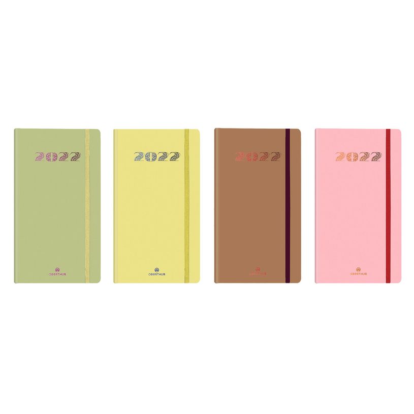 3664447107028-Agenda de poche à élastique Cachemire - 1 semaine sur 2 pages - 9,5 x 17,5 cm - disponible dans dif-P_79351488_2-0