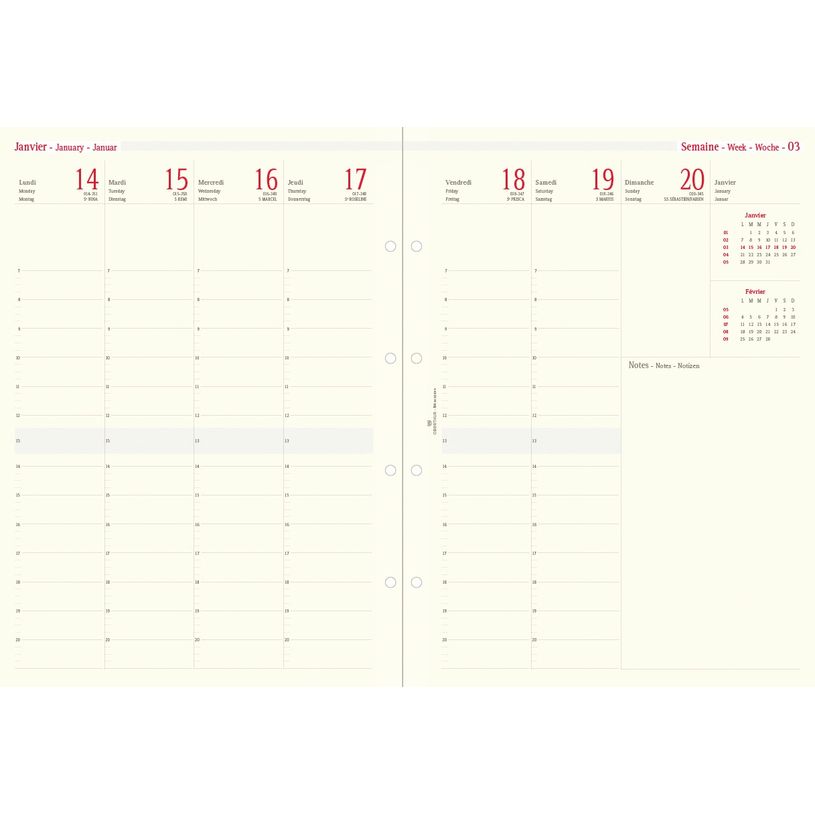 3664447126319-Oberthur 30 - Recharge pour organiseur - 1 semaine sur 2 pages à la verticale - 21 x 29,7 -P_79352274_1-0