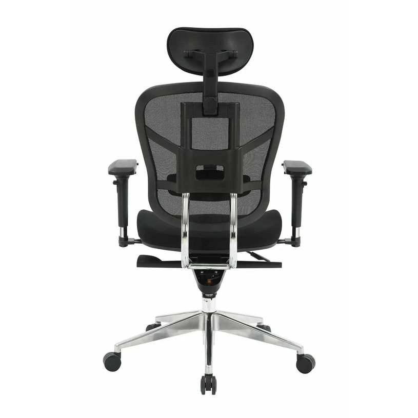 3760185022415-Fauteuil de bureau TECKNET - accoudoirs réglables - appuie-tête réglable - noir--5