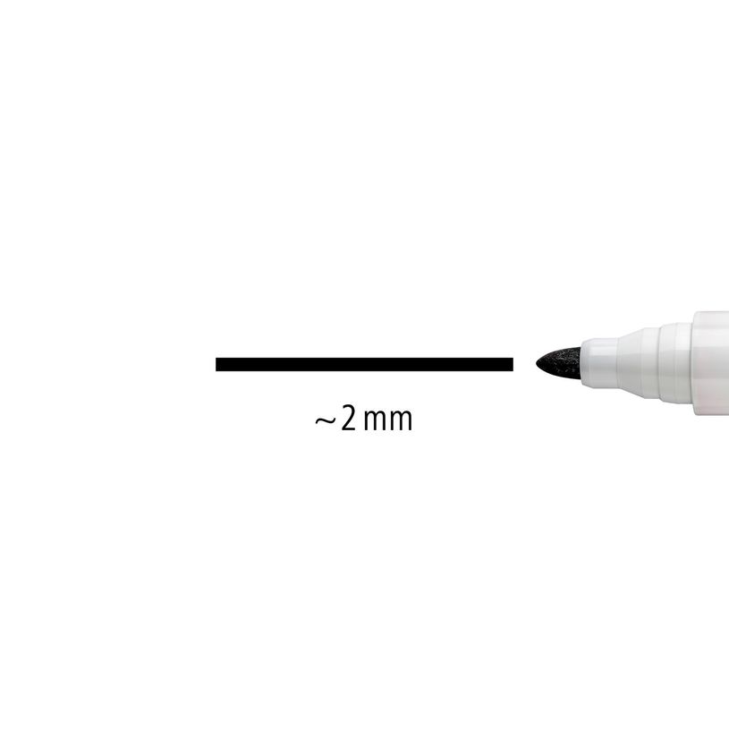 4007817328859-STAEDTLER LUMOCOLOR 351 - Marqueur effaçable - pointe ogive - noir--4
