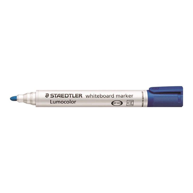 4007817328811-STAEDTLER LUMOCOLOR 351 - Marqueur effaçable - pointe ogive - bleu-P_79352476_1-0