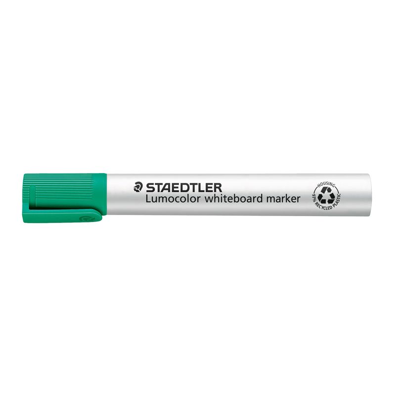 4007817328835-STAEDTLER LUMOCOLOR 351 - Marqueur effaçable - pointe ogive - vert-P_79352477_1-0