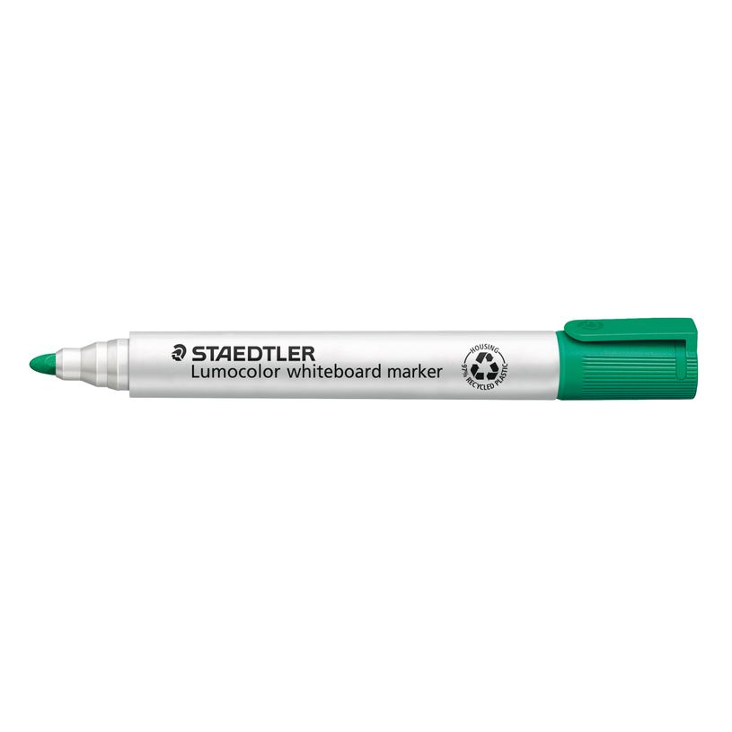 4007817328835-STAEDTLER LUMOCOLOR 351 - Marqueur effaçable - pointe ogive - vert-P_79352477_2-1