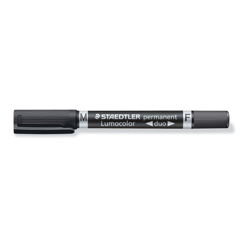 4007817348031-STAEDTLER Lumocolor duo - Marqueur permanent - double pointe fine et moyenne - noir-P_79352482_1-0