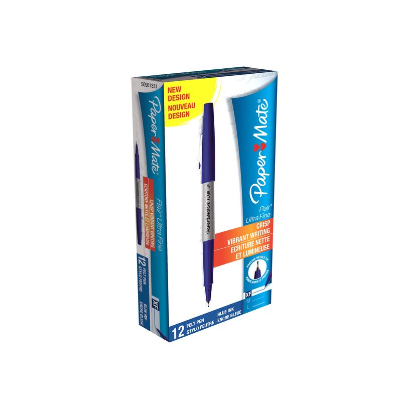 3501170901335-Paper Mate FLAIR - Feutre - bleu - encre à l'eau - 0.5 mm - ultra fin-P_79353308_1-1