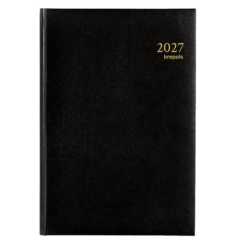 5412303004855-Agenda Lima Minister - 1 jour par page - 14,8 x 21 cm - noir - Brepols--0