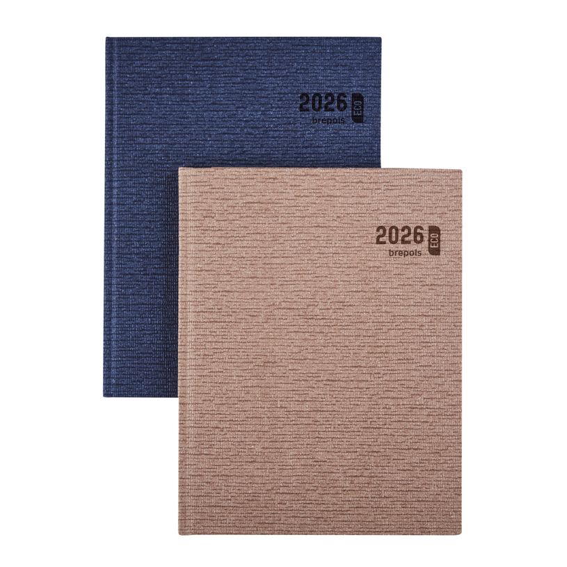 5412303101776-Agenda Ecotiming Kazar - 1 semaine sur 2 pages - 17,1 x 22 cm - disponible dans différentes couleurs ---0