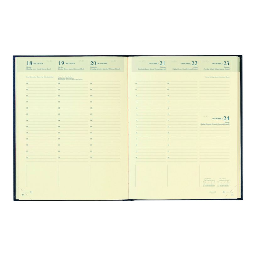 5412303005197-Agenda Lima Timing - 1 semaine sur 2 pages - 17 x 22 cm - noir - Brepols-P_79353436_2-2