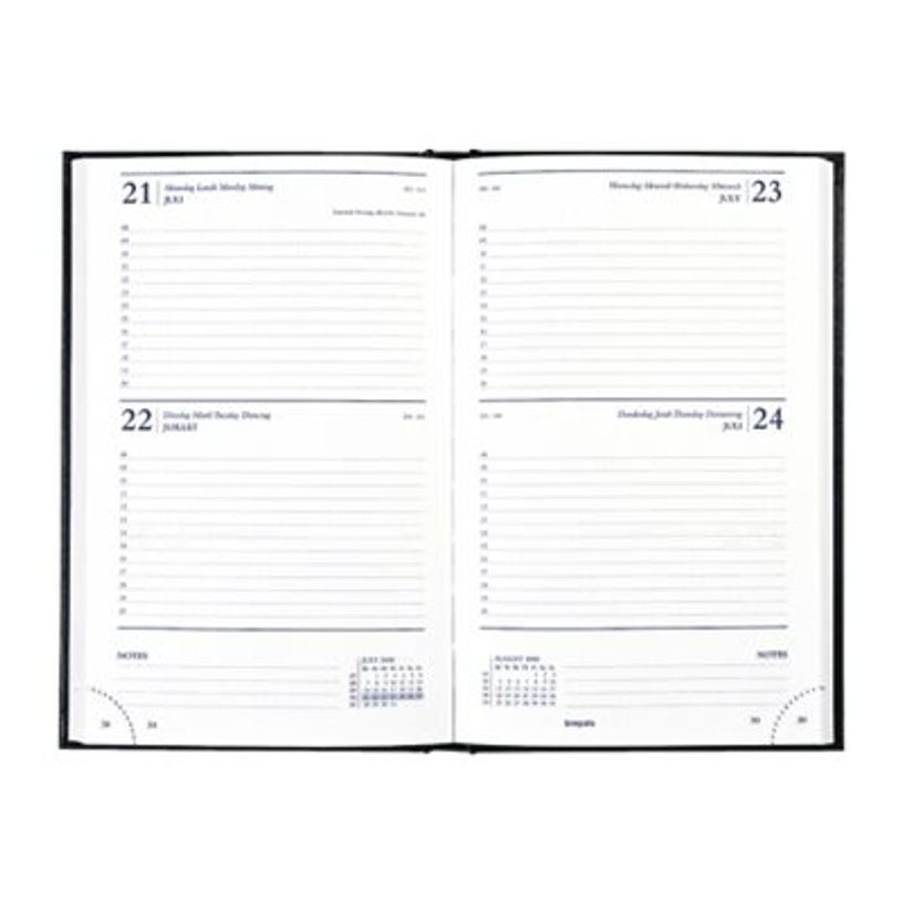 5412303001311-Agenda Lima Saturnus - 2 jours par page - 13,3 x 20,8 cm - noir - Brepols-P_79353443_1-2