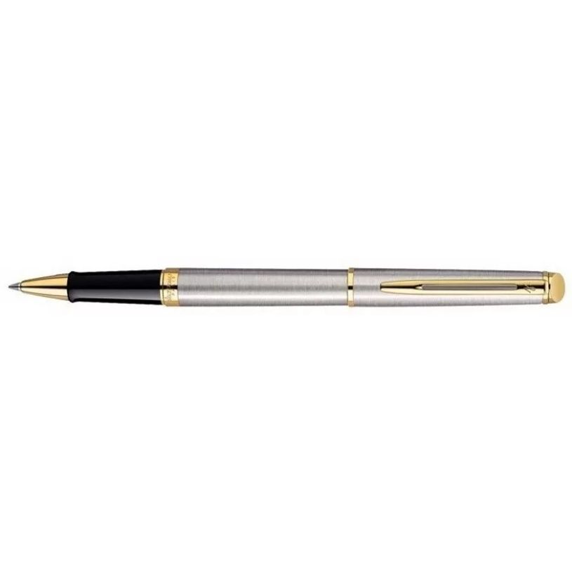 3501170920350-Waterman Hemisphere Essential - Roller - encre noire - fin - argent/or-P_79353906_1-0