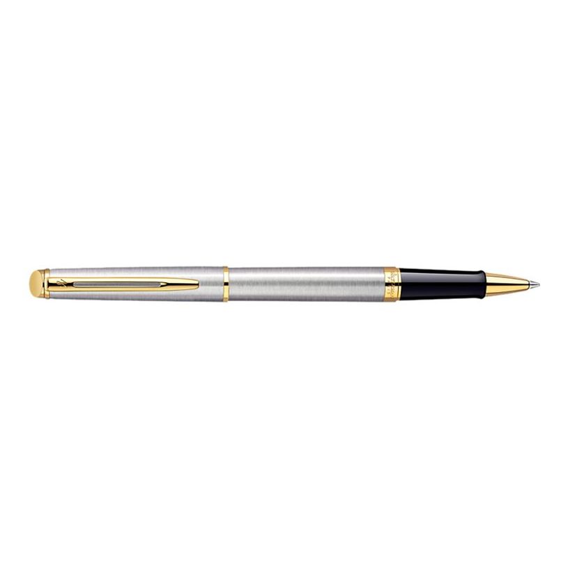 3501170920350-Waterman Hemisphere Essential - Roller - encre noire - fin - argent/or-P_79353906_2-1