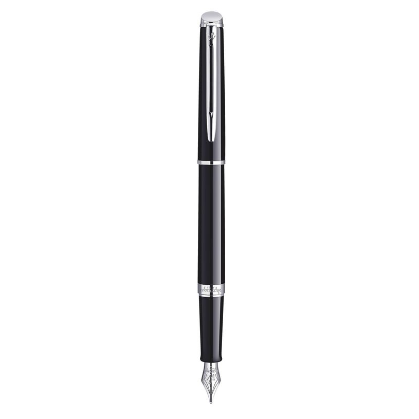 3501170920534-Waterman Hemisphere - Stylo plume - noir laqué - pointe moyenne-P_79353915_1-0