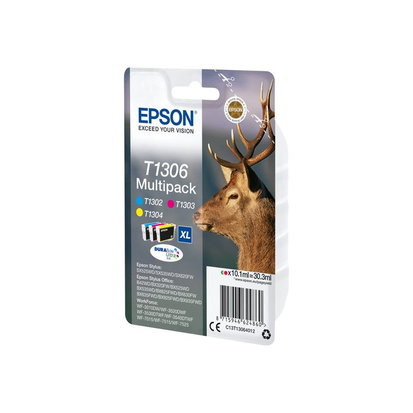 8715946624860-Epson T1306XL Cerf - Pack de 3 - cyan, magenta, jaune - cartouche d'encre originale-P_79354188_4-3