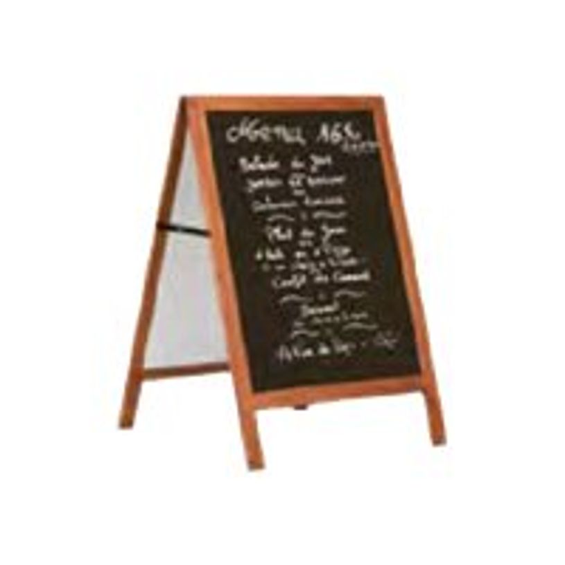 366041202477-INOVSHOP - Chevalet de sol bois fond ardoise - 53 x 80 cm - double face-P_79354219_1-0