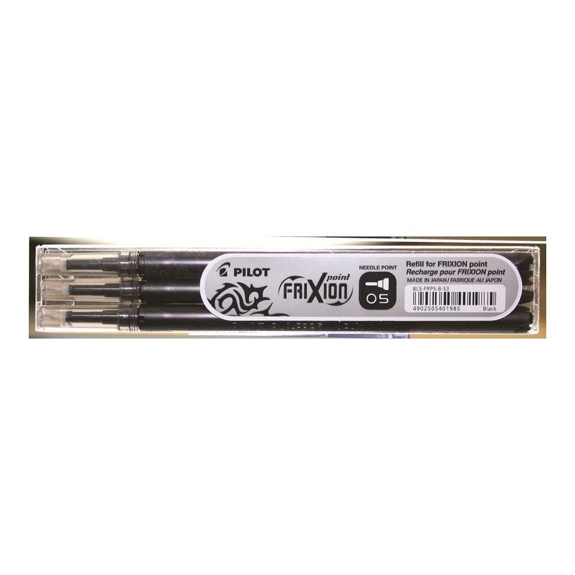 4902505401985-Pilot FriXion Point - Relleno - negro - 0.5 mm (paquete de 3) - para P/N: BL-FRP5-B-P_79354315_3-3